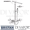 Bristan Quadrato Surface Mounted Shower Valve Diverter